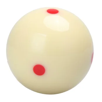 

2-1/4" Red Dots Regulation Size Mini Sports Entertainment Practice Resin Table Training Cue Ball Indoor Game Tool Billiard Pool