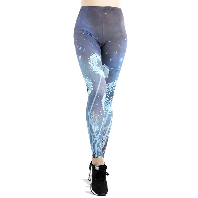 

Yoga Pants Fitness Sport Leggings Printing Elastic Gym Workout Tights S-XL Running Trousers
