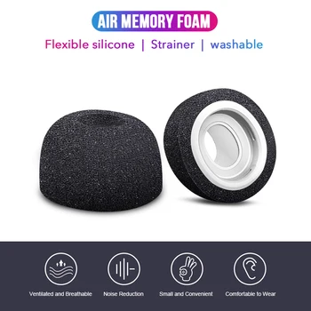 

True Air Memory Foam Ear Tips For Airpods Pro Earphone Accessoreis Cap Air Sponge Ear Buds Protecto Non-slip Noise Cancelling