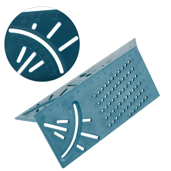 

Angles Measure Ruler 45 Degree and 90 Degree New Arrival 3D Mitre Angle Measuring Square Measure Tool Woodworking Gauge Ruler