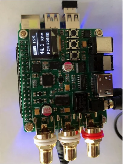 Placa de Som Alta Fidelidade Decodificador Raspberry pi Fibra Óptica Coaxial I2s Digital 384khz 32bit Dac - Image 5