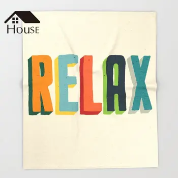 

BIGHOUSES Throw Blanket Relax Throw Blanket Warm Microfiber Blanket Bedclothes