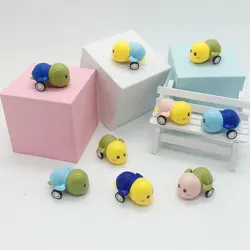 8PCS Cute Cartoon Infant Clockwork Pull Back Inertial Sliding Toy For Children Animal Car Toys For Kids Birthday Christmas Gift