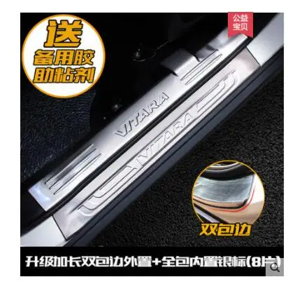 Армейский зеленый Добро пожаловать педаль подходит только для модификации Suzuki VITARA, из нержавеющей стали добро пожаловать педаль специальное украшение - Цвет: Армейский зеленый