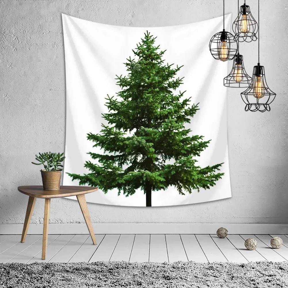 

Christmas Tree Tapestry Christmas Decorations For Home Wall Hanging Cloth Beach Mat Psychedelic Tapestries Christmas Tree Decor