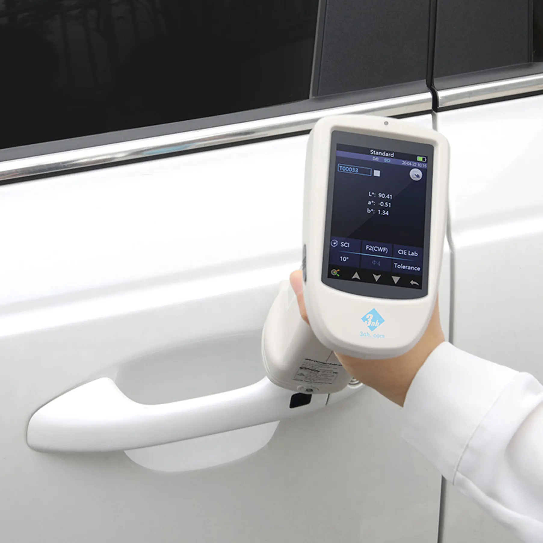 TS7700 Grating Spectrophotometer 8mm & 4mm Switchable aperture 3.5-inch Touch Screen TFT color LCD 4