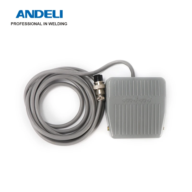 2 Pins Connector Foot Pedal Power Controller Switch Hands-free Foot Switch For TIG Welder Spot Welding Machine Tig Torch