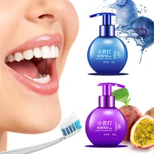 220g Toothpaste Baking Soda Stain Remover Teeth Whitening Toothpaste Protect Gums Toothpaste Blueberry Passion Fruit Flavor