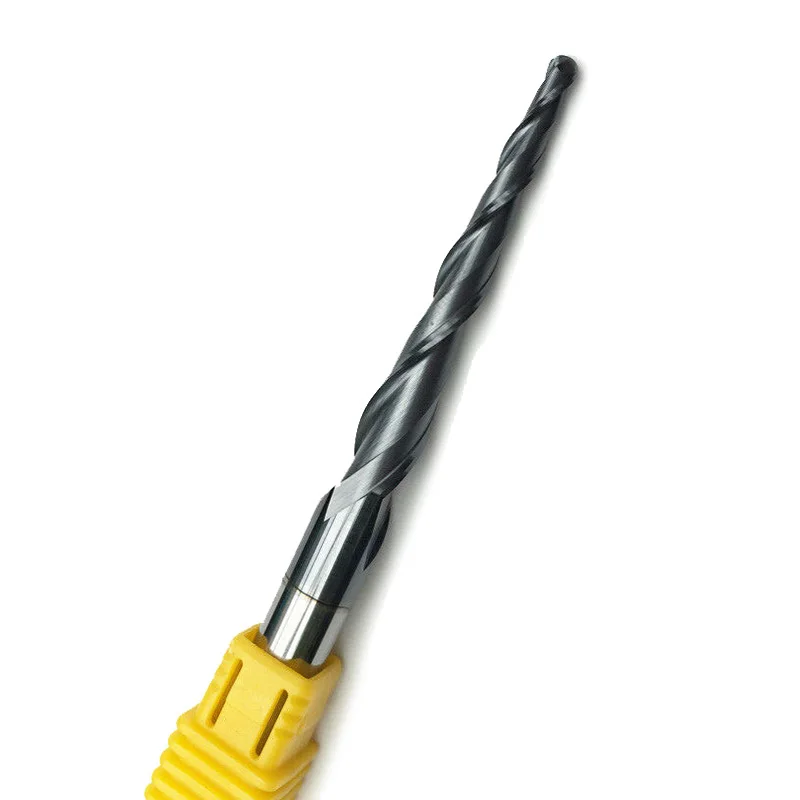 1 шт. R1.5* D8* 47*85 2F две флейты HRC55 конусный шариковый нос CNC бит резак поставки