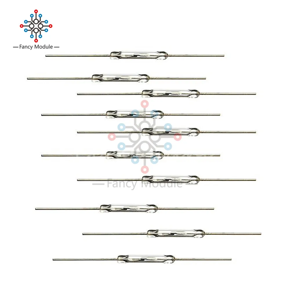 10 шт./лот герконовый переключатель MKA-14103 10 Вт нормально открытый магнитный индукционный переключатель 10-15AT 2 мм x 14 мм