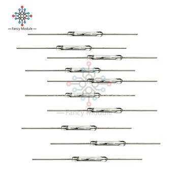 

10PCS/Lot Reed Switch MKA-14103 10W Normally Open Magnetic Induction Switch 10-15AT 2mm x14mm