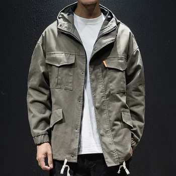 

Male Plus Trench Coat Parkas Handsome 2019 Homme Men's Fashion Autumn And Winter Puffer Cotton Coat Clothing Jacket KK60FY