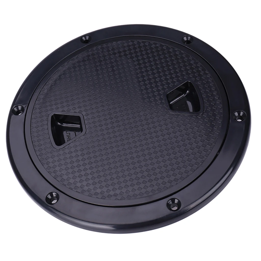 

4inch Non-Slip Deck Plate Access Boat Inspection Hatch Cover, for Marine Boating/ Water Sport- Corrosion/UV Resistant