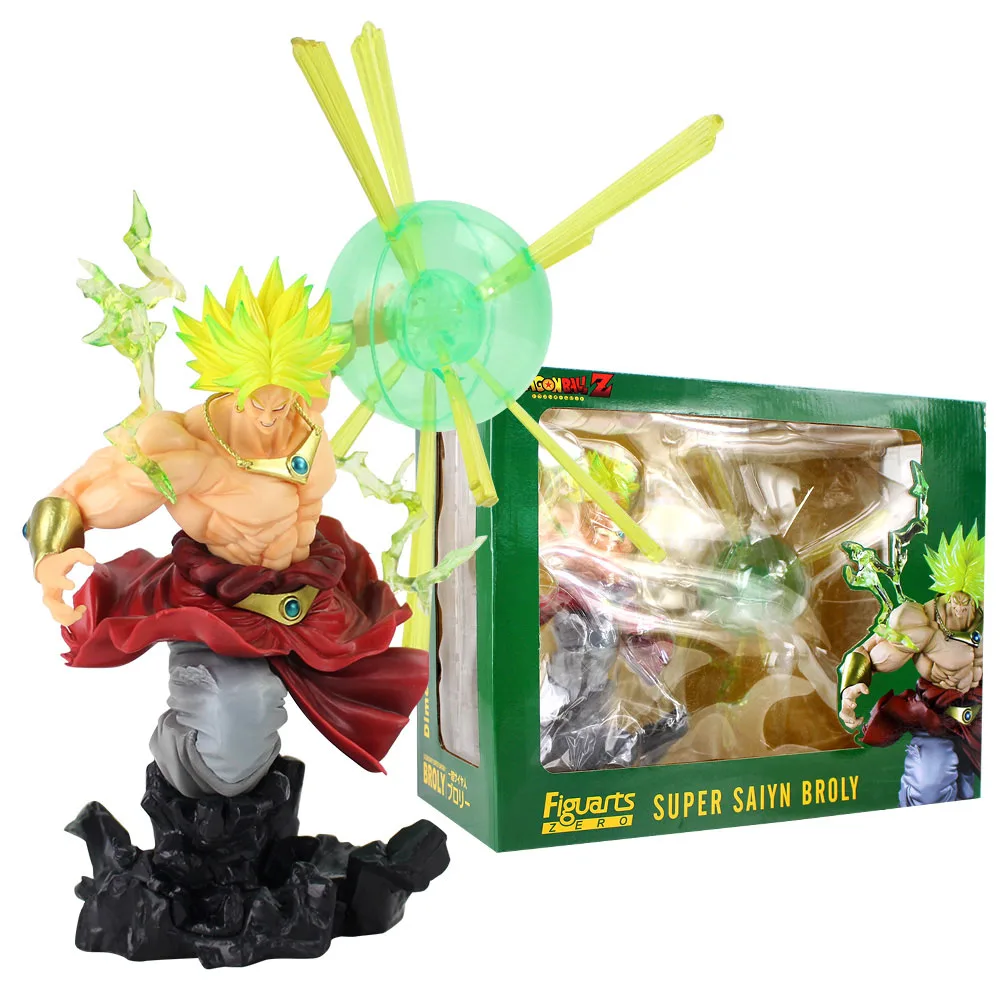 Dragon Ball Z Super Senshi Broly Super Saiyan ПВХ Коллекционная Фигурка Драконий жемчуг фигурка модель игрушки - Цвет: I  with box