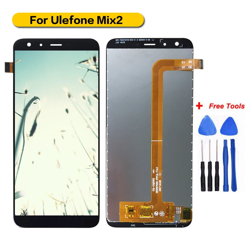 

5.7" For Ulefone Mix2 LCD Display Touch Screen Assembly mobile phone LCD For Ulefone Mix 2 Replacement Screen+Tools kit