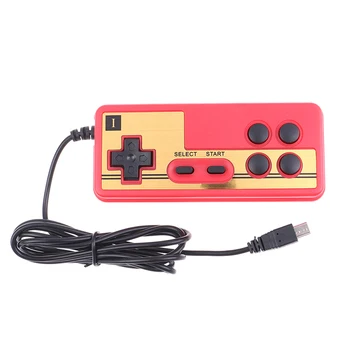 

Wired 8 Bit TV Red and White Machine Video Game Player Handle Gampad Controller