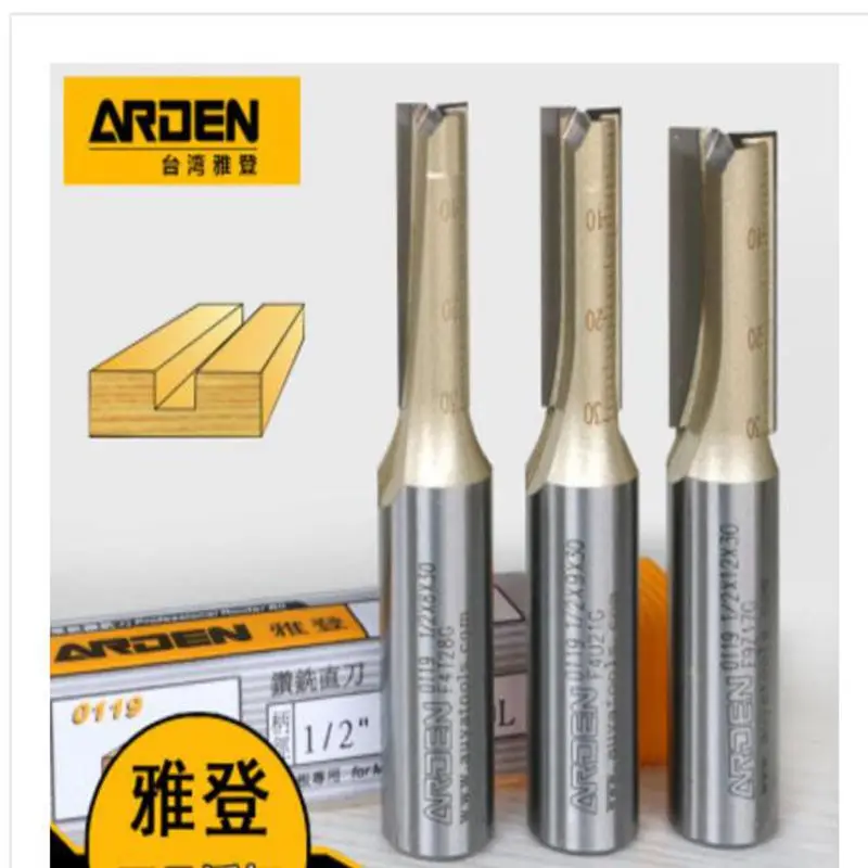 ARDEN 1/2 1/4 10 11 12 5/16 3/8 Удлиняющая прямая Обрезка двойные фрезы фрезерные Фрезы с ЧПУ