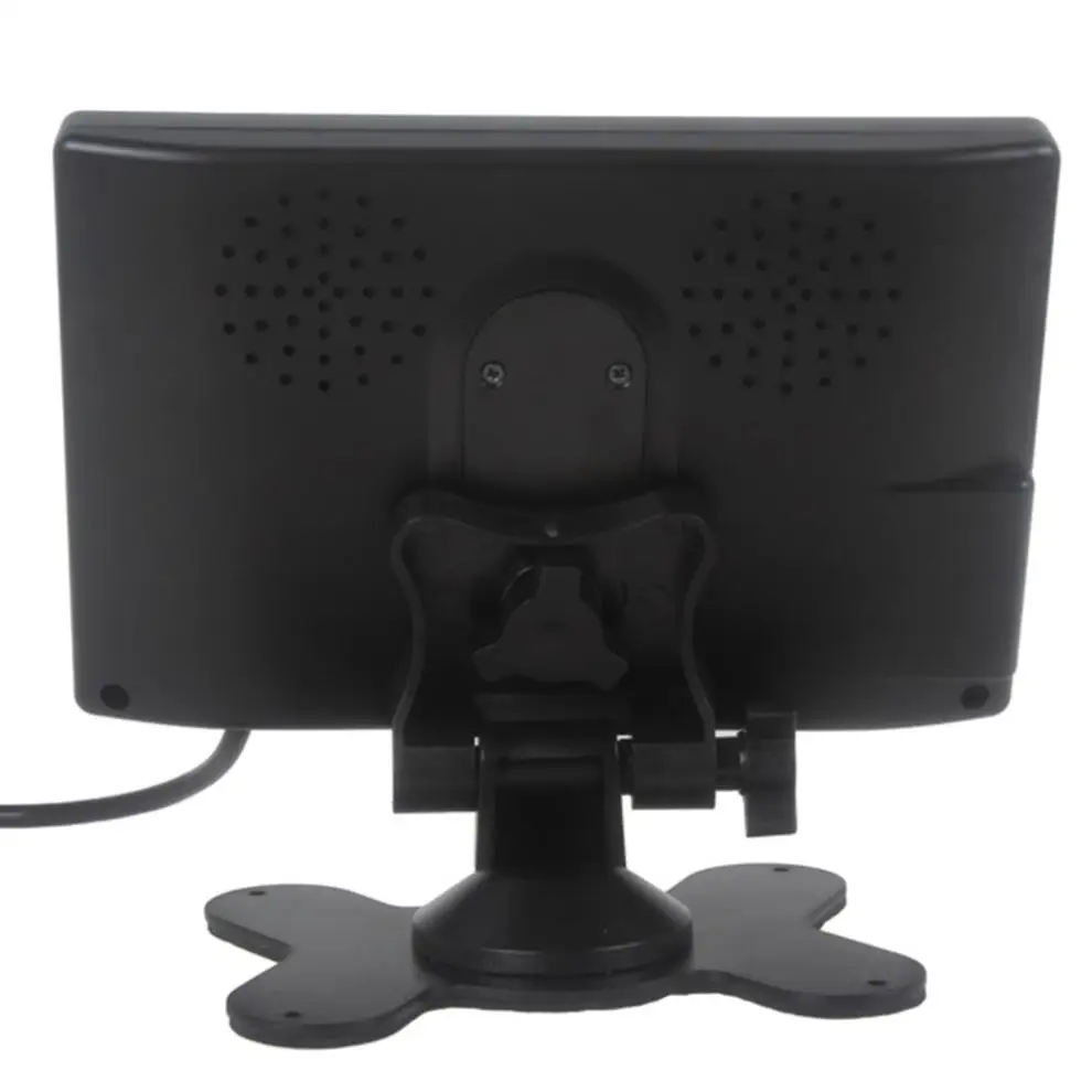 7 дюймов 800x480 RGB ABS цифровой дисплей 2 видео вход заднего вида подголовник автомобиля VCR монитор