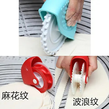 

3 Paper Set Baking Tool Cutting Wheel Hemp Flowers Grain Volume Side Wheel Manual Operation Section Organ Rolling Round Knife