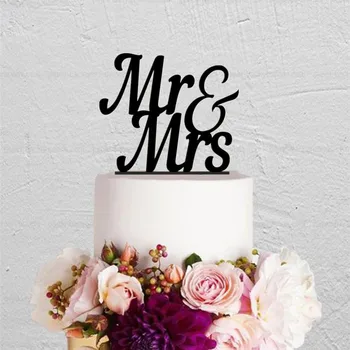 

Mr Mrs Cake Topper Couples Marriage Party Cake Decorations Lettering Mr Mrs Engagement Wedding Party Cake Accessory Supplies