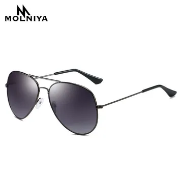 

MOLNIYA New Fashion Pilot Pilot Sunglasses Women Vintage Female Glasses Frame Pilot Sunglasses Men Ladies Glasses oculos