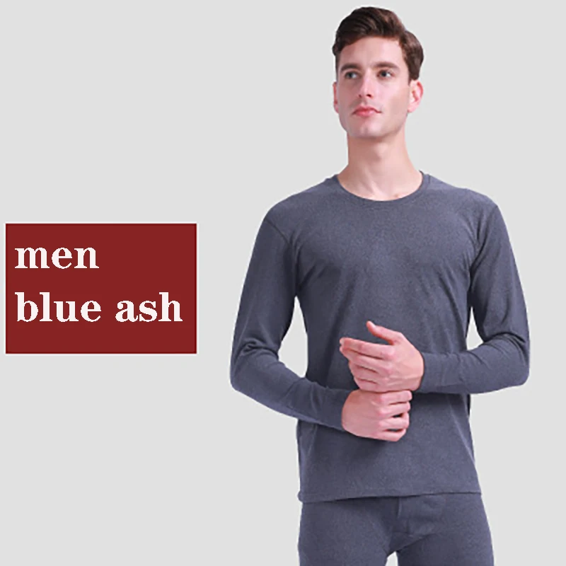 men blue ash Зимнее термобелье женское Шерстяное матовое длинное John wo мужской костюм мужское плотное термобелье wo мужской шерстяной два комплекта - Цвет: men blue ash