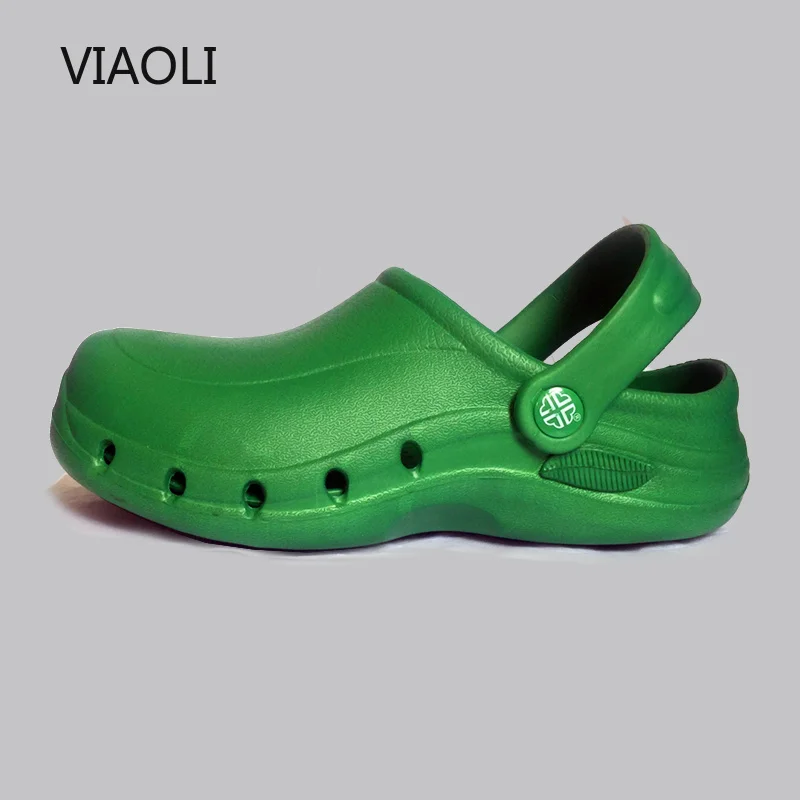 Soft Unisex Medical Hospital Surgical Shoe Anti-slip Summer Breathable Doctor Nurse Work Sandals Scrub Farmacia Slipper Footwear