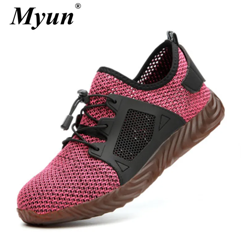 

Size 36-48 Safety Work Shoes Boots For Men Male Protective Steel Toe Cap Boots Anti-Smashing Construction Safety Work Sneakers