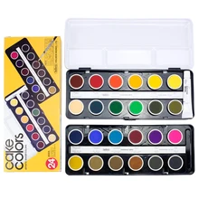 

Holbein Watercolor Artist 12 Colors 24 Colors Transparent Solid Watercolor Powder Pigment Set