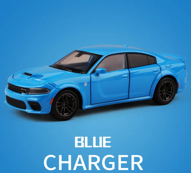 New 1:32 Dodge Charger SRT Hellcat Simulation Car Model Alloy Toy Vehicle Classic Metal Car Kids Birthday Gifts Free Shipping 3