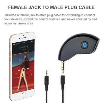 

Car Bluetooth 3.5mm Adapter Audio Receiver Aux Mini Bluetooth Transmitter 3.5mm Jack Handsfree Auto Bluetooth Car Kit