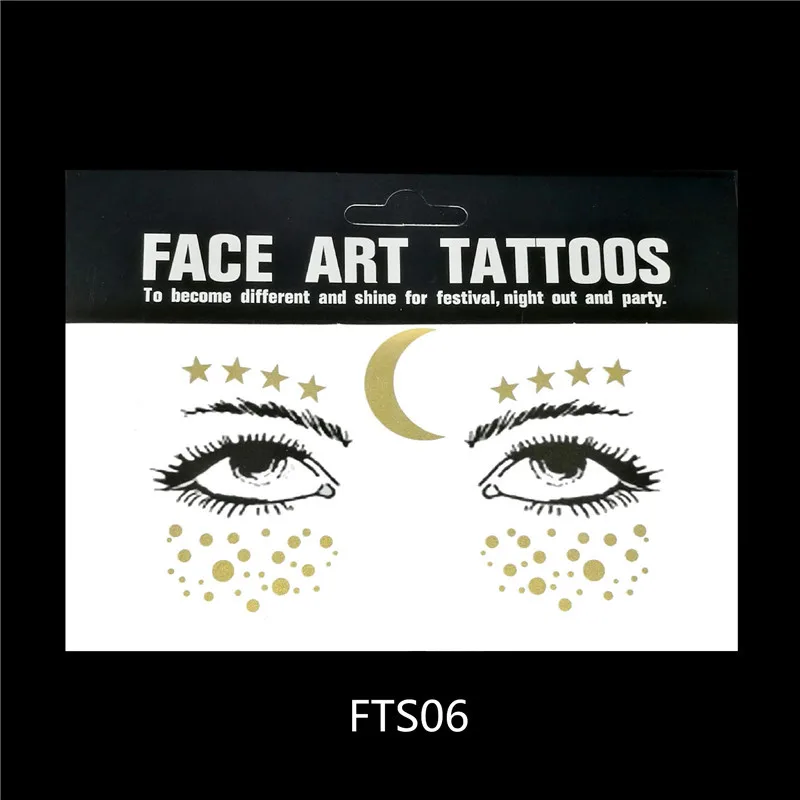 Флеш-тату для лица фестиваль вечерние блеск для тела художественная татуировка для лица наклейки для глаз тени для век консилер для веснушек узор в горошек