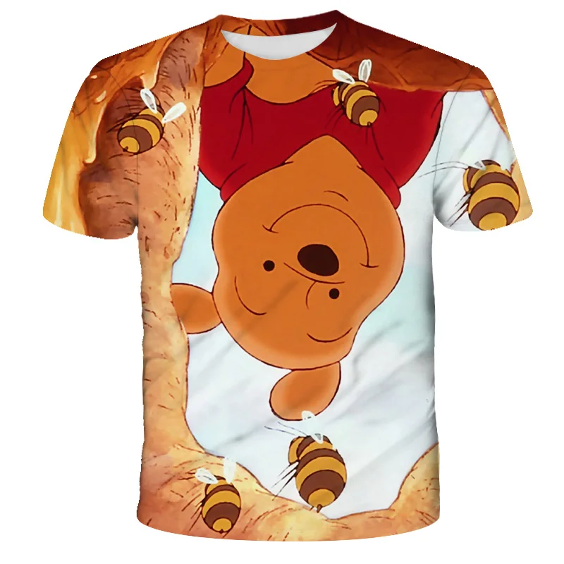 Winnie The Pooh Tigger Playing Firefly Kid Girls Boys Youth Unisex Short T-Shirt 