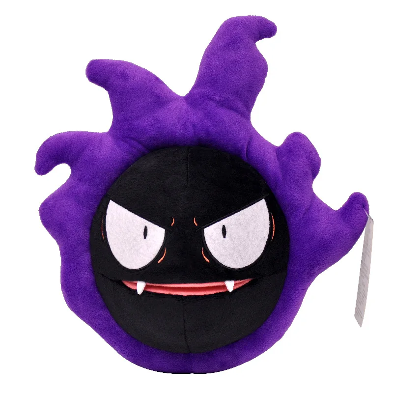 14-Polegada pokemon gengar roxo pelúcia mochila casal grande capacidade dos  desenhos animados estudante mochila bonito anime