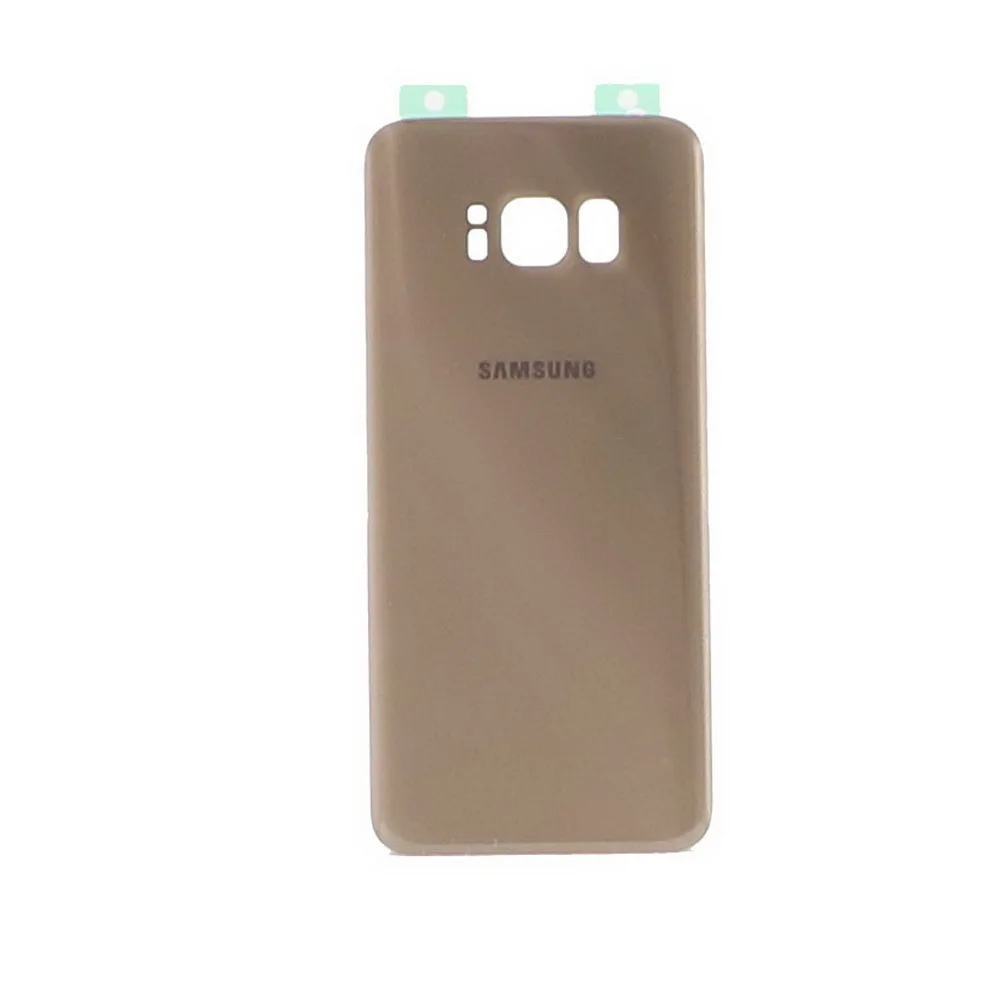 Для samsung Galaxy S8 S8Plus G950 SM-G950F G950FD G955 SM-G955F G955FD задний стеклянный чехол для samsung S8 - Цвет: S8 Plus Gold
