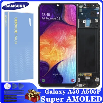 

Original AMOLED A50 lcd For Samsung galaxy A50 A505F/DS A505F A505FD A505A Display Touch Screen Digitizer Assembly Replacement