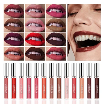 

VERONNI Matte Lipgloss Sexy Liquid Lip Gloss Matte Long Lasting Waterproof Cosmetic Beauty Keep 24 Hours Makeup lipgloss