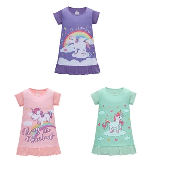 

Baby Girls Cute Cartoon Dress For Kids Girls Princess Sleeveless printing Dresses Girls Casual Lovely Clothes Summer