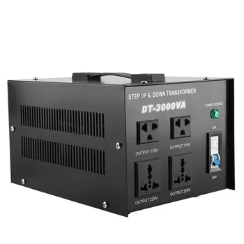 

hi3000VA Power voltage Transformer Voltage Regulator Converter Transformer 220v to 110V Step Up/Down EU Plug