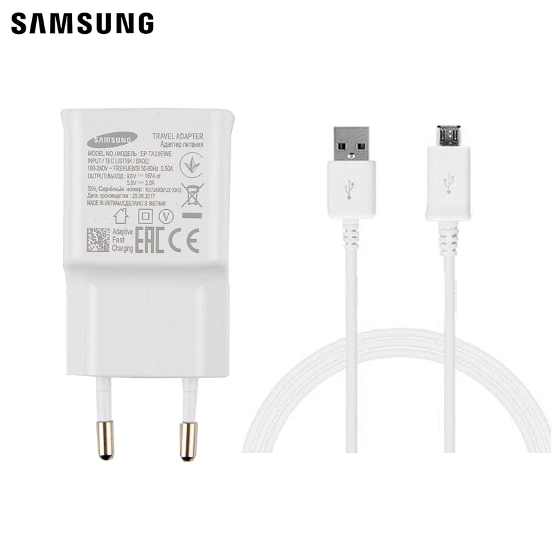 Стенового путешествия Зарядное устройство для Samsung Galaxy S6 G9200 G9280 S6Edge плюс G925V S7 S7 край G9350 Примечание 5 N9200 A510 USB кабель