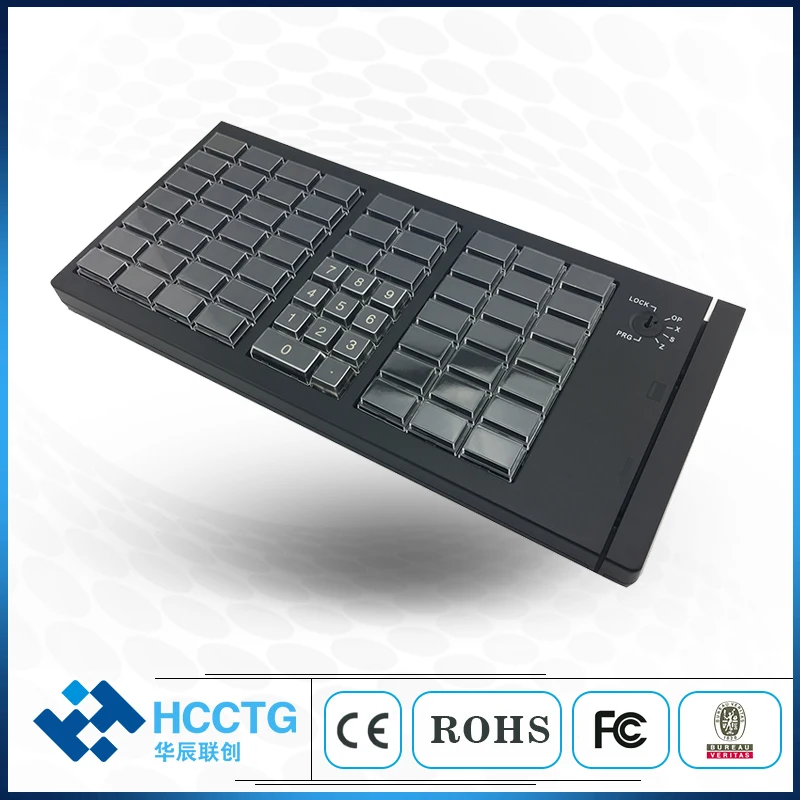 

USB programming keyboard POS Programmable Mechanical Keyboard & MSR KB66U