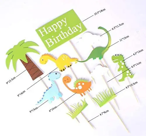 Набор принадлежностей для вечерние праздника в виде динозавра 95 шт.|Украшения