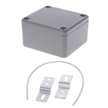 Герметичный литой алюминиевый корпус Чехол распределительная коробка 64x58x35 мм Д x Ш x В IP67