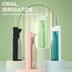 Irrigateur buccal électrique Portable, jet dentaire à eau, nettoyeur de dents buccales, Waterpulse, 150ML, 1400/Min, Recharge USB 