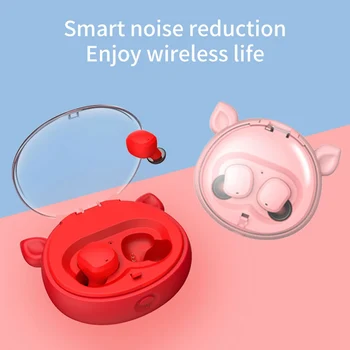 

Floveme Mini Cute Wireless Headphone Bluetooth 5.0 TWS Headset Support iOS Android HD Call IPX 54 Sports Running Stereo Earphone