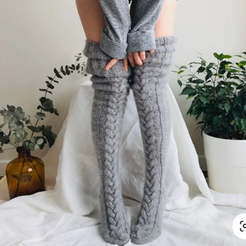 Knitted Fashion Thigh Highs 4 Knitted Fashion Thigh Highs 4