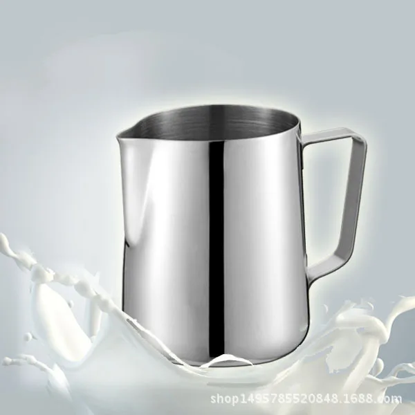

Stainless Steel Pitcher Steam Pitcher Pointed Mouth Frothing Pitcher Milk Pot Coffee Milk Cup nai zhong