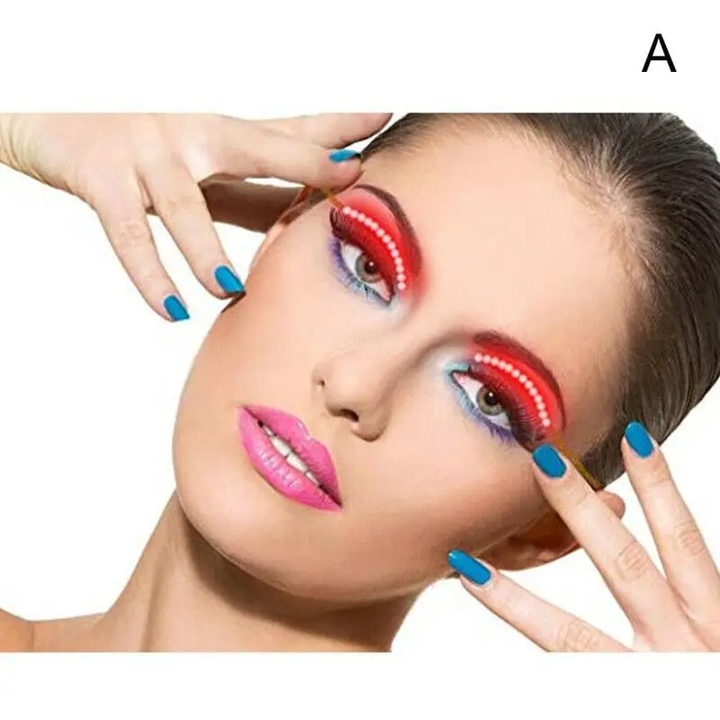 

Fashion Unisex LED Light Fake False Eyelash Luminous Shining Eyelash for Party Bar Makeup Eye Lash Eyelid False Eyelashes 20#626