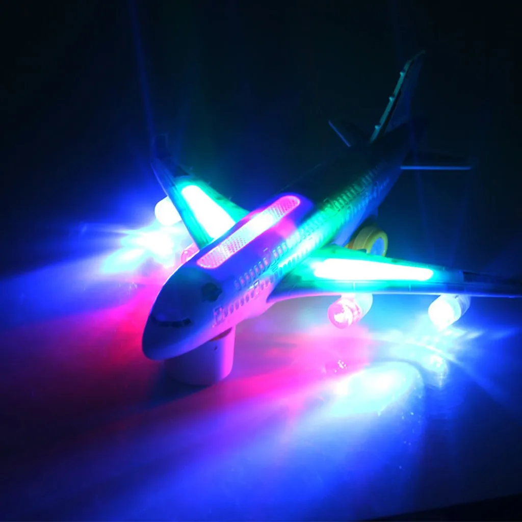 Игрушки для детей electritutu моделирование A380 детская игрушка модель самолета с музыкальным освещением домашний декор