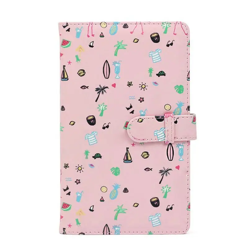 

3 inch 96 Pockets Photo Album PU Leather Instant Picture Case Mini Film Photo Book